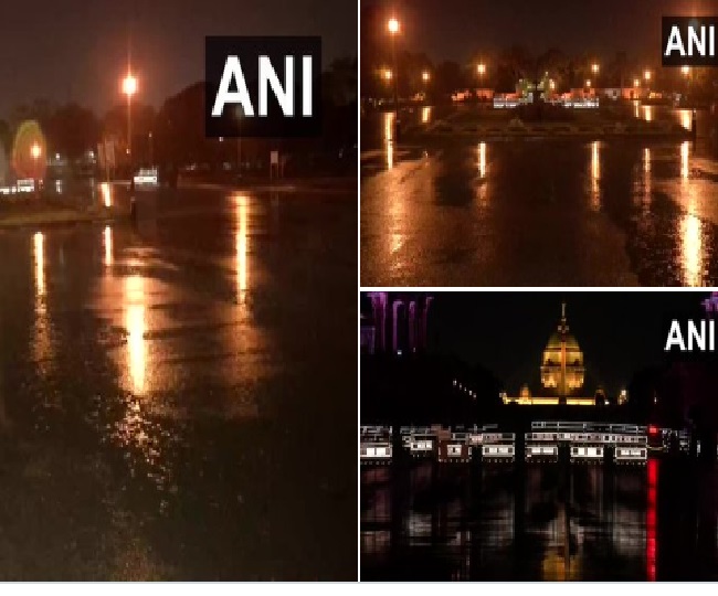 कोरोना के बीच दिल्ली में बारिश