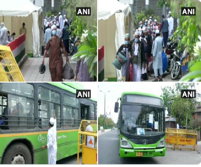 मकरज इमारत, निज़ामुद्दीन से लोगों को अस्पतालों में स्थानांतरित किया गया
