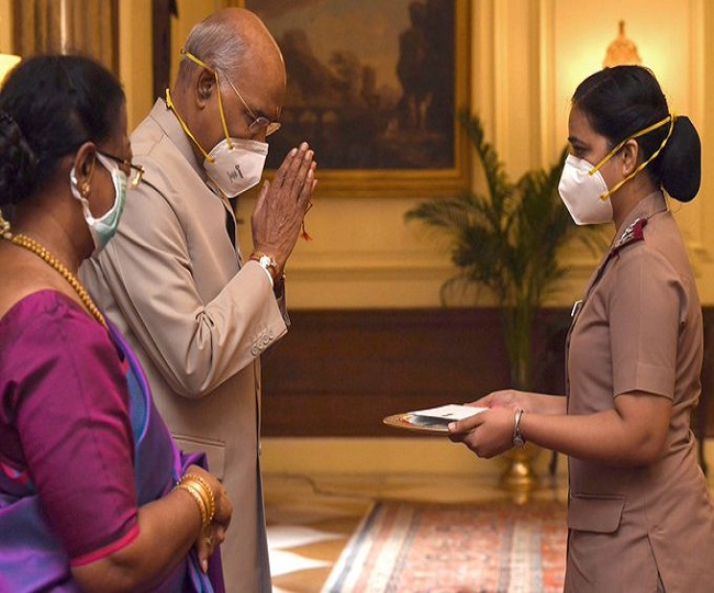 राष्ट्रपति रामनाथ कोविंद ने द ट्रेडेड नर्सेस एसोसिएशन ऑफ इंडिया मनाई राखी