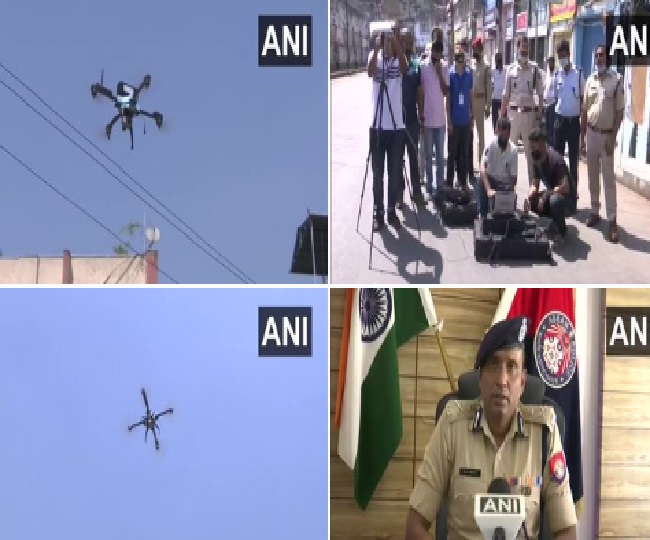 असम में पुलिस ने कोविड-19 की स्थिति की समीक्षा करने के लिए ड्रोन कैमरा लगाए