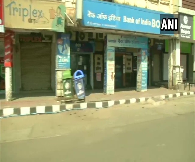 मध्य प्रदेश में सड़कें दिखी सुनसान