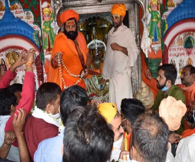 हनुमानगढ़ी दर्शन के लिए उमड़े श्रद्धालु