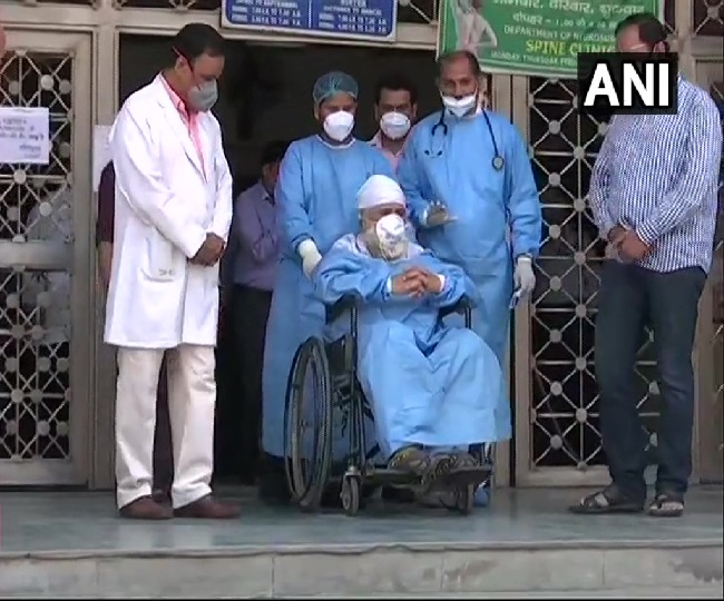 दिल्ली में 82 वर्षीय COVID 19 के संक्रमण से हुए ठीक