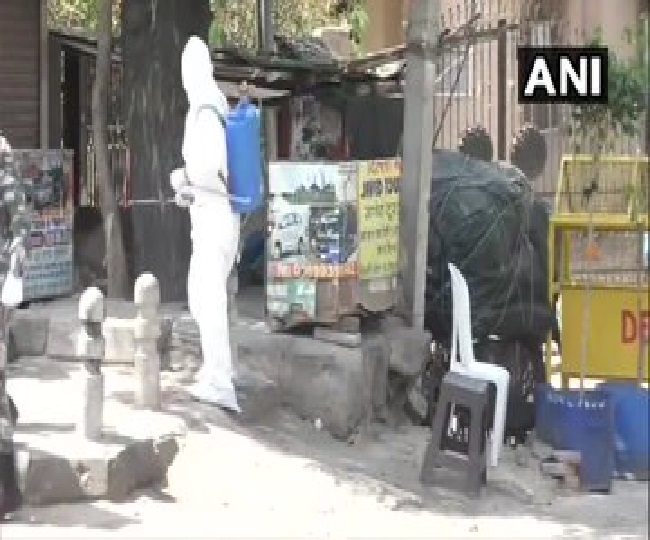 दिल्ली में मरकज इलाके को किया सैनिटाइज
