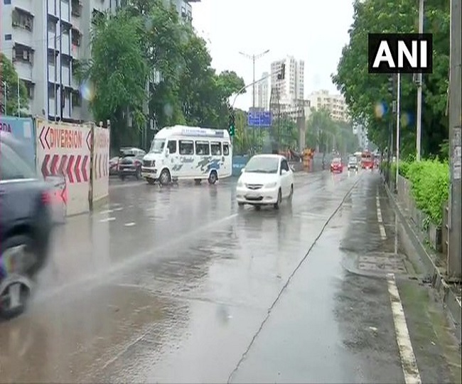 मुंबई में कल से रुक-रुक कर हो रही है बारिश