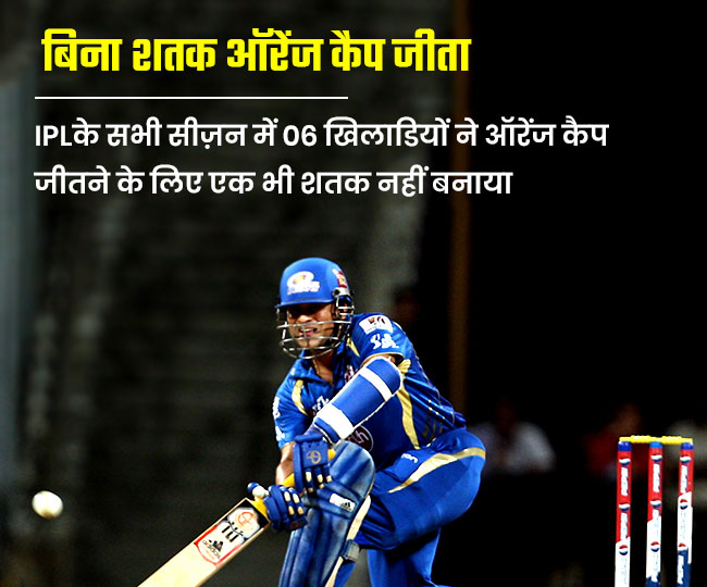 छह खिलाड़ियों ने बगैर शतक लगाए हासिल किया ऑरेंज कैप