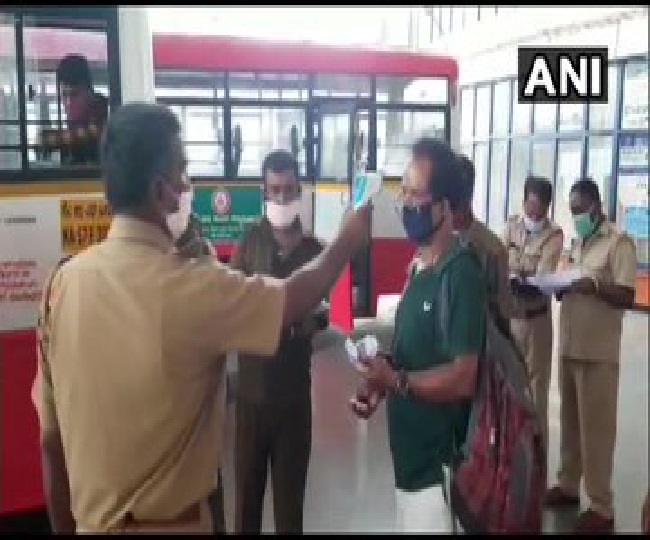 लॉकडाउन4.0 के दूसरे दिन कर्नाटक बस सेवा फिर से शुरू