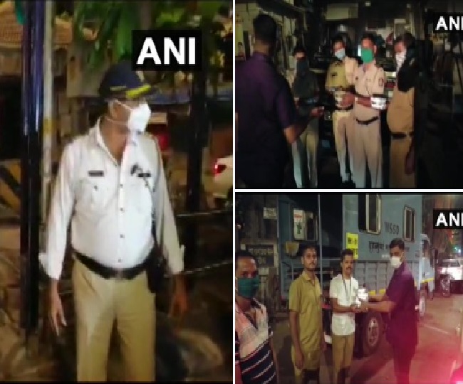 मुंबई के सिद्धिविनायक मंदिर पुलिस और ट्रैफिक पुलिस को दिया गया पानी और खाना
