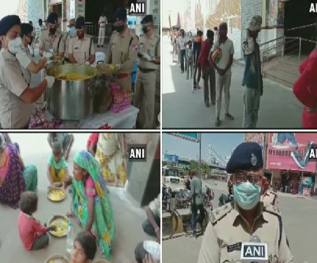 रेलवे सुरक्षा बल के जवानों ने बिहार में बांटा खाना