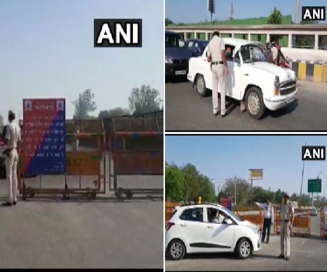 दिल्ली-गुरुग्राम सीमा पर पुलिस का हाई अलर्ट
