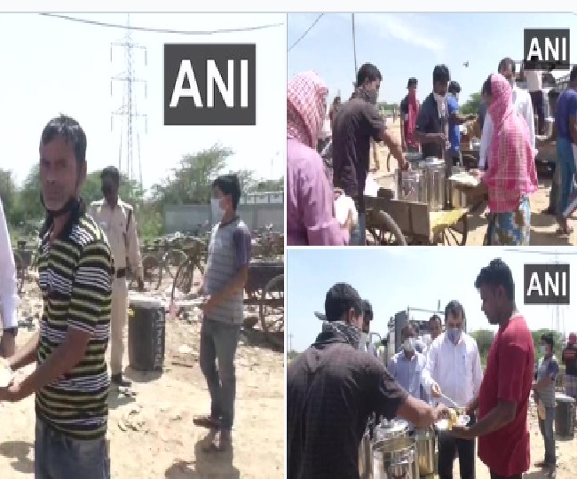दक्षिण दिल्ली के अतिरिक्त जिला मजिस्ट्रेट ने जरूरतमंदों को बांटा खाना
