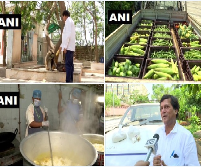KISS Foundation के जरिये BJD सांसद अच्युत सामंत ने जरुरतमंद लोगों को खिलाया खाना