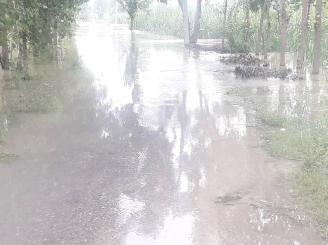 गंगा के बढ़ते जलस्तर
ने छीना लोगों का चैन