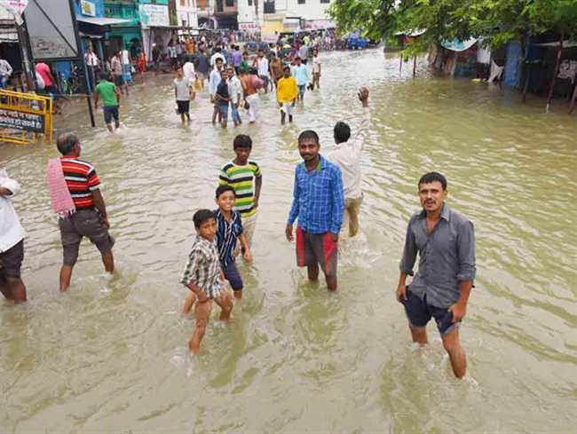 गया में बाढ़ का CM ने लिया जायजा, अस्तित्व में आएगा मनसरवा नाला