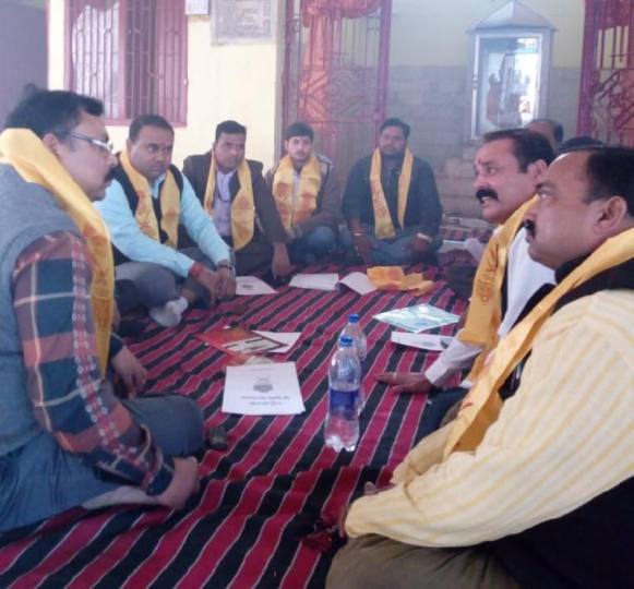 स्थापना दिवस पर लगाया स्वास्थ्य शिविर