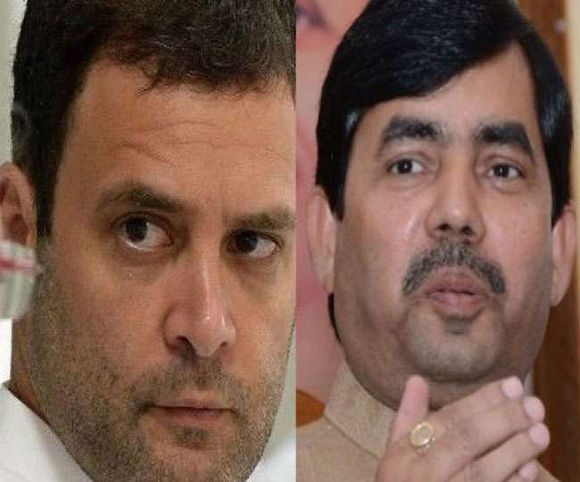 भाजपा प्रवक्ता शाहनवाज हुसैन ने बुधवार को कांग्रेस उपाध्यक्ष राहुल गांधी की विदेश यात्राओं पर तंज कसा। (फाइल फोटो)