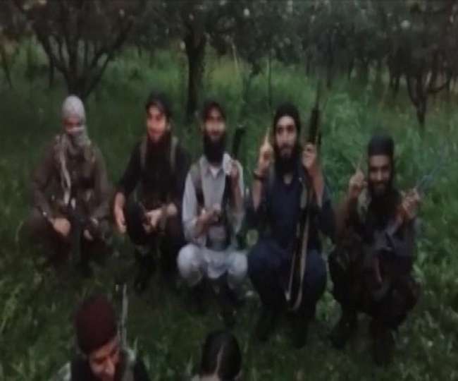 कश्मीर में पनप रही आतंकी संगठन हिज्ब और लश्कर की नयी शाखा, वीडियो वायरल