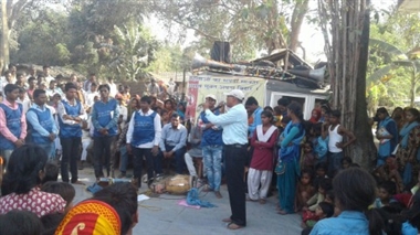 नुक्कड़ नाटक के जरिए मद्यपान के प्रति किया गया जागरूक