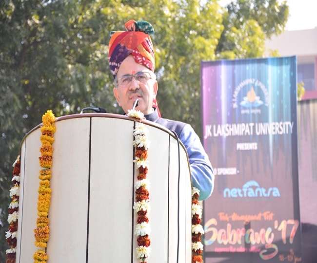 जेके लक्ष्मीपत यूनिवर्सिटी में हुआ वार्षिक टेक मैनेजमेंट फेस्ट सबरंग 2017 का उद्घाटन