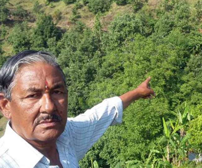 शेर सिंह के हौसले से हरी-भरी हुई धरा, सूखे पड़े नौले पानी से हुए लबालब