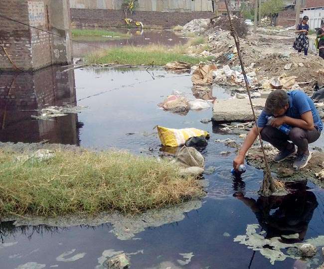 हकीकत हैरान कर देने वाली, हर जगह जहरीला और बदबूदार पानी Panipat News