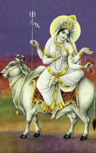 मां दुर्गा की आठवीं शक्ति का नाम 'महागौरी' है