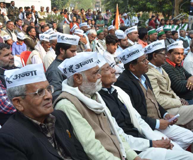 तस्वीरों में देखें-फिर आंदोलन की राह पर अन्ना हजारे