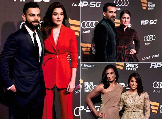 Pics: कोहली-अनुष्का की जोड़ी फिर हो गई सुपरहिट, रेड कार्पेट पर दिखा जलवा
