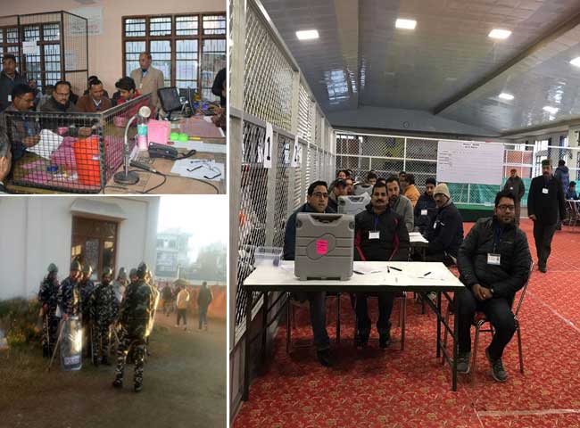 हिमाचल विधानसभा चुनाव मतगणना, देखें तस्वीरें