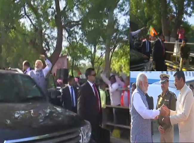 Pics: विजय रुपाणी ने ली सीएम पद की शपथ, पीएम मोदी समेत कई राज्यों के CM पहुंचे