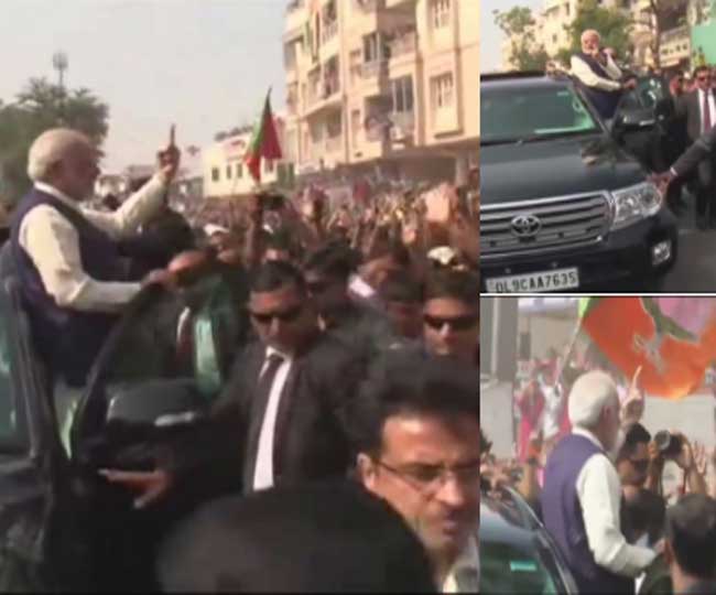 गुजरात चुनाव: पीएम मोदी ने लाइन में लगकर डाला वोट