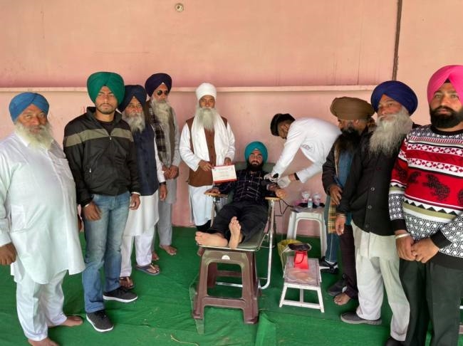 लोदीमाजरा में लगाए रक्तदान कैंप में 45 यूनिट रक्त एकत्रित