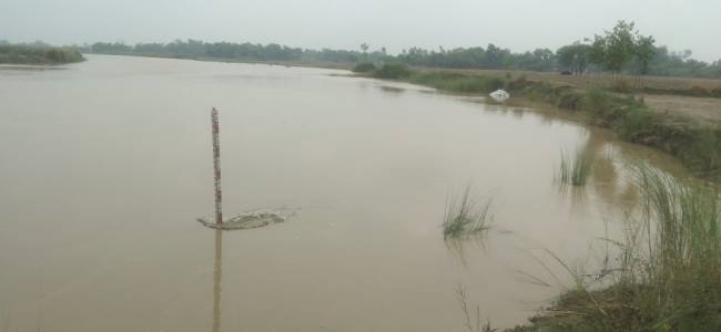 जलस्तर बढ़ने से बढ़ी बाढ़ की आशंका