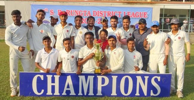 एसआर रुंगटा 'बी' डिवजीन कर विजेता बना प्रताप क्रिकेट क्लब