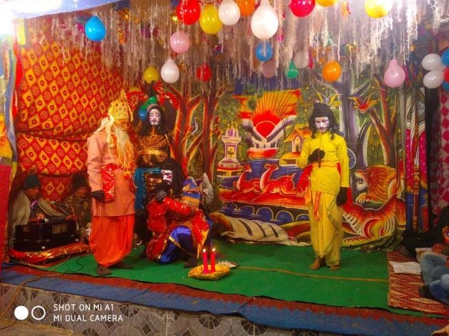 ज्ञाणजा में आठ वर्ष बाद शुरू हुई रामलीला