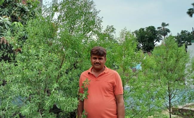 मधुबनी के गांवों में फैल रही सफेद चंदन की खुशबू