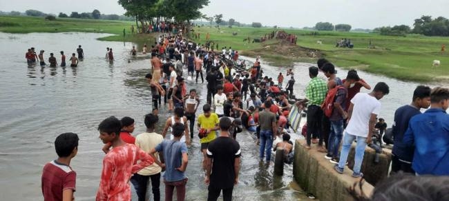 छलका बांध में नहाने के
दौरान डूबने से बच्चे की मौत
