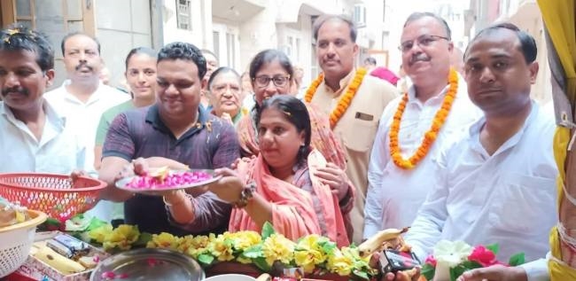 कृष्ण भक्तों ने निकाली भगवान जगन्नाथ की प्रभातफेरी