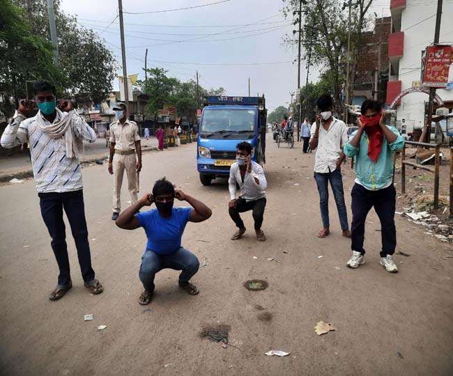 Lockdown in Rohtas: लॉकडाउन तोड़ने वालों का पुलिस ने लिया हाल-चाल, जमकर की आवभगत