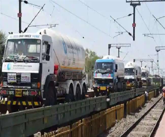 कोरोना महामारी के दौरान रेलवे ने राज्यों में की 25 हजार टन मेडिकल आक्सीजन की आपूर्ति