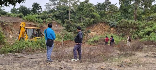 केशाफूली की अवैध खदानों को प्रशासन कराया ध्वस्त