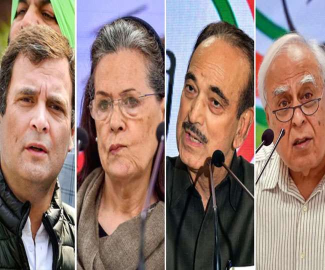 रसातल की ओर जाती कांग्रेस: 23 नेताओं के सवालों से बचने की कोशिश में पार्टी में बढ़ रहा कलह