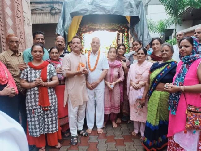 भगवान श्री जगन्नाथ की आठवीं प्रभातफेरी निकली