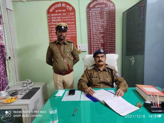 एसपी ने कुर्सेला थाने का
किया निरीक्षण, दिए निर्देश