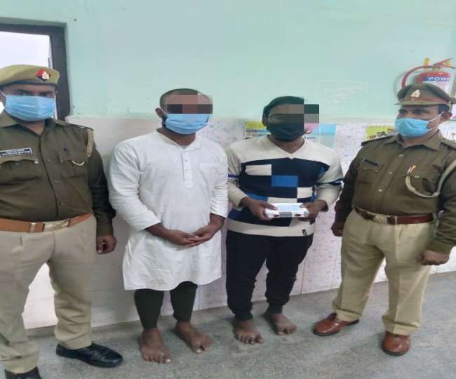 नौतनवा दुर्ग एक्सप्रेस में बम होने की फर्जी सूचना देने वाले दो सगे भाइयों को जीआरपी ने किया गिरफ्तार