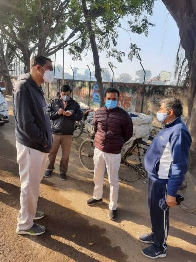 नगर की साफ-सफाई का डीएम ने लिया जायजा