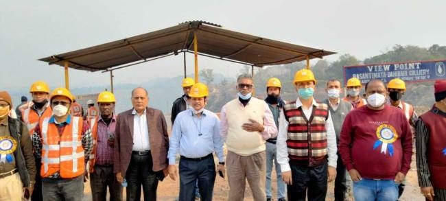 सुरक्षा कमेटी ने दहीबाड़ी परियोजना का निरीक्षण किया
