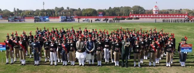 गणतंत्र दिवस परेड से लौटे खालसा कालेज के विद्यार्थी