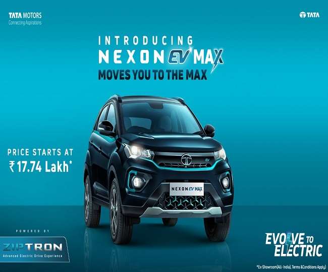 TATA Nexon EV Max: टाटा ने लॉन्च की बेहतरीन इलेक्ट्रिक SUV, सिंगल चार्ज में देगी 437km की रेंज