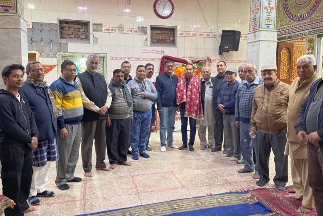अनुरग ऐरी बने पांचवी बार श्री राणा कृष्णा मंदिर कमेटी के प्रधान